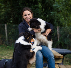 solenne roig éleveuse de chiens berger australien et berger islandais